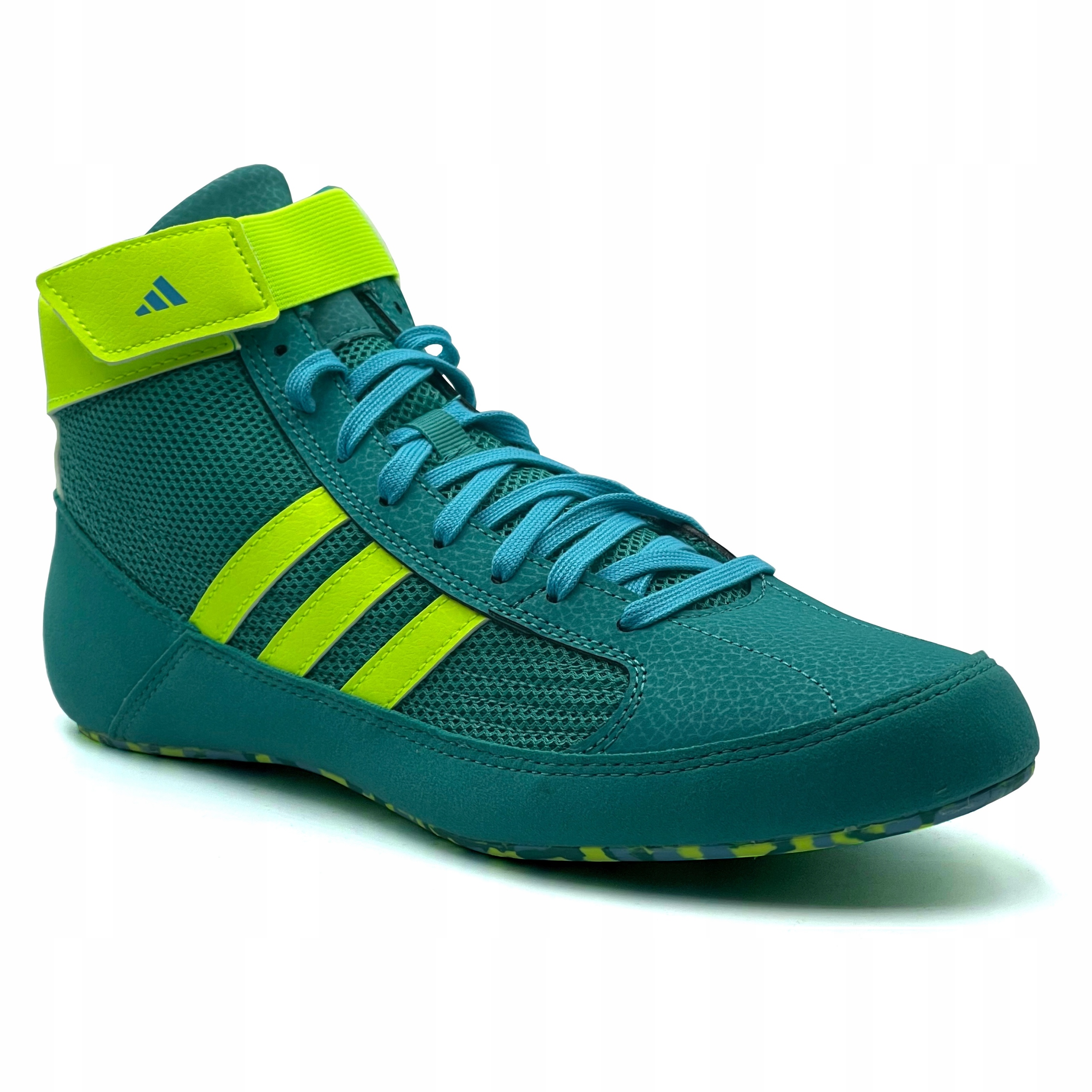 Zápasnické Boty Adidas Havoc JQ4493 Boxerské Boty Lehké Zelené 42