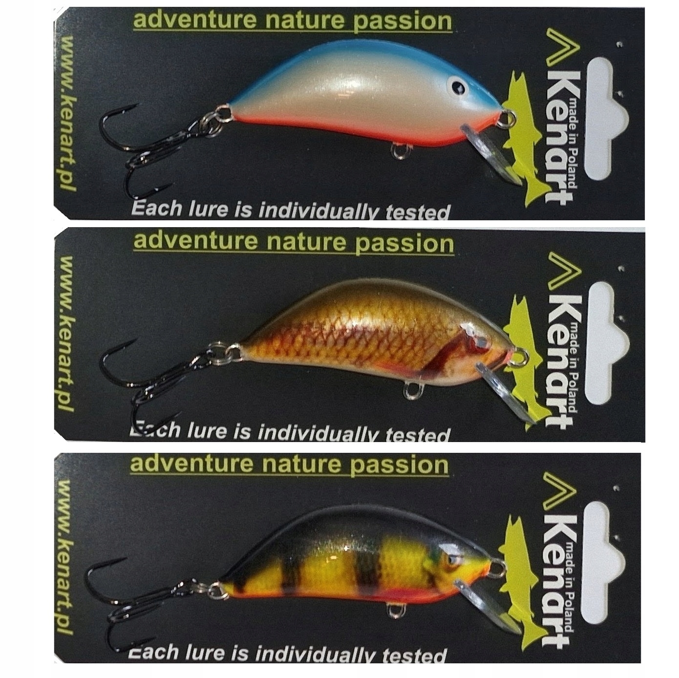 Wobler na Suma Kenart Hunter 5 cm Zestaw 3 szt