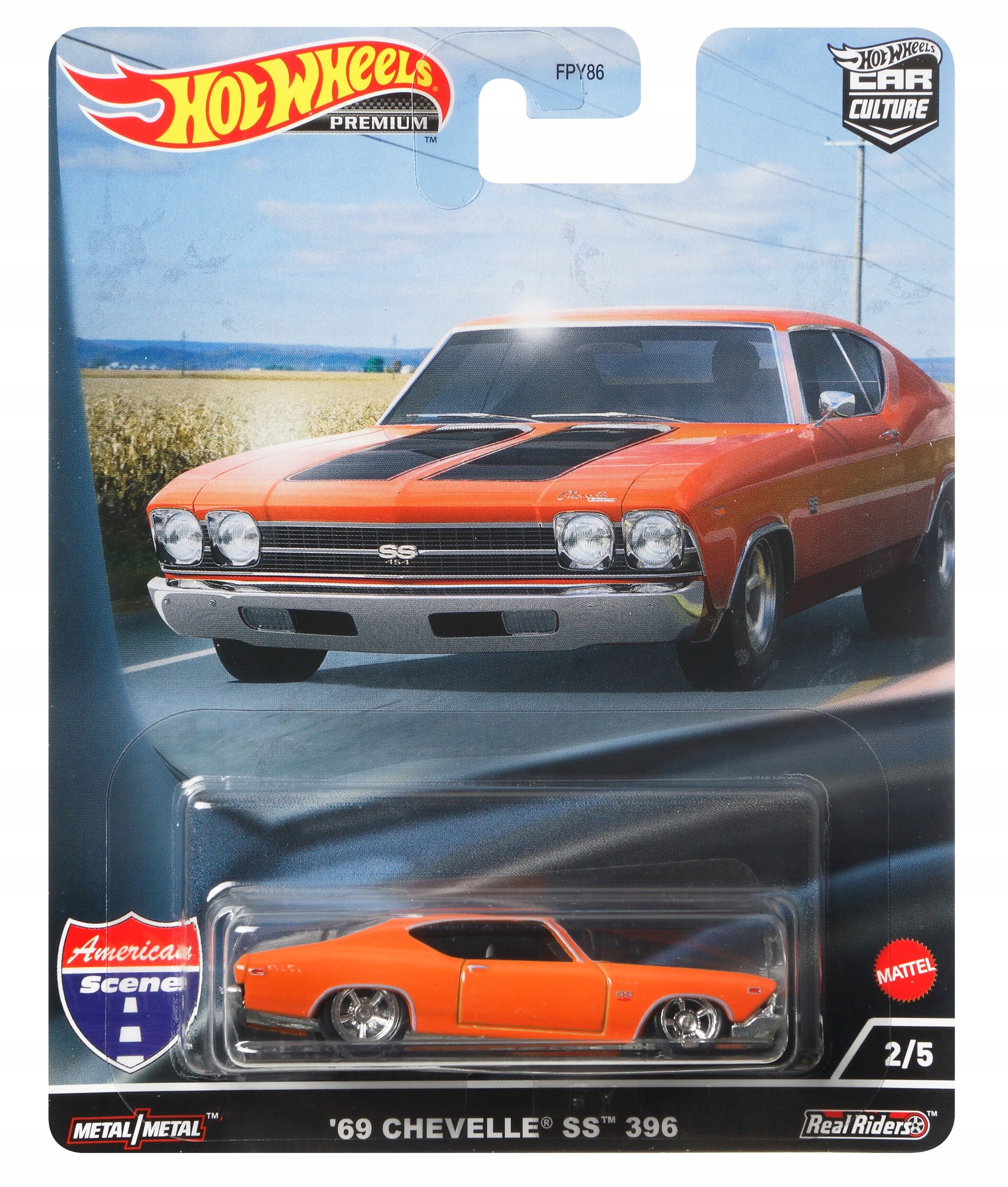 

Hot Wheels Premium Car Culture '69 Chevelle Ss 396
