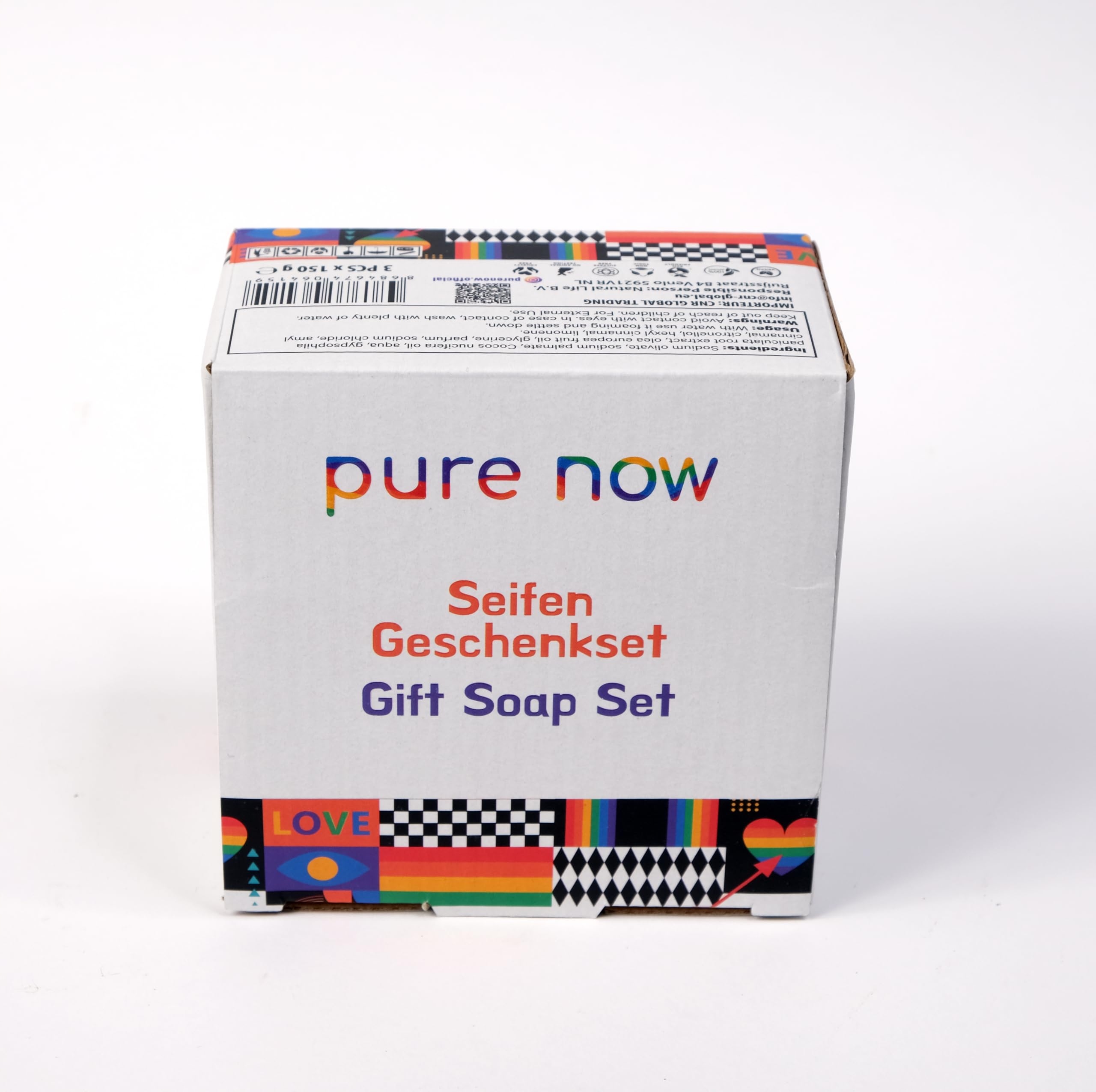 Pure Now Sada olivových mýdel 3x150 g s kokosovým olejem, Ruční Výroba