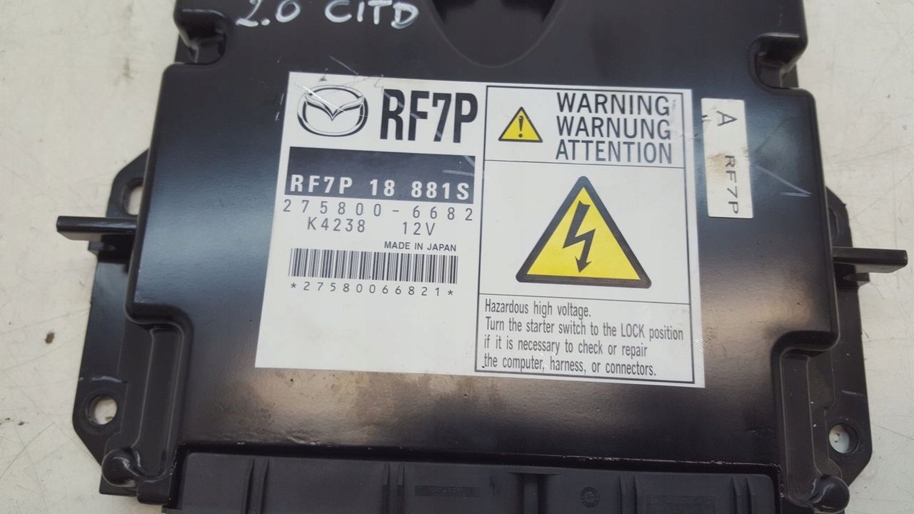 Bedienteil Computer DES MOTORS Mazda 5 V 2,0 CITD