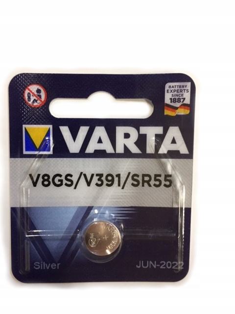 

1x Bateria 1120 Varta V8GS V391 SR55 391 1,55V