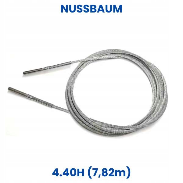 Ocelové zvedací lano Nussbaum 4.40H (7,82 m)