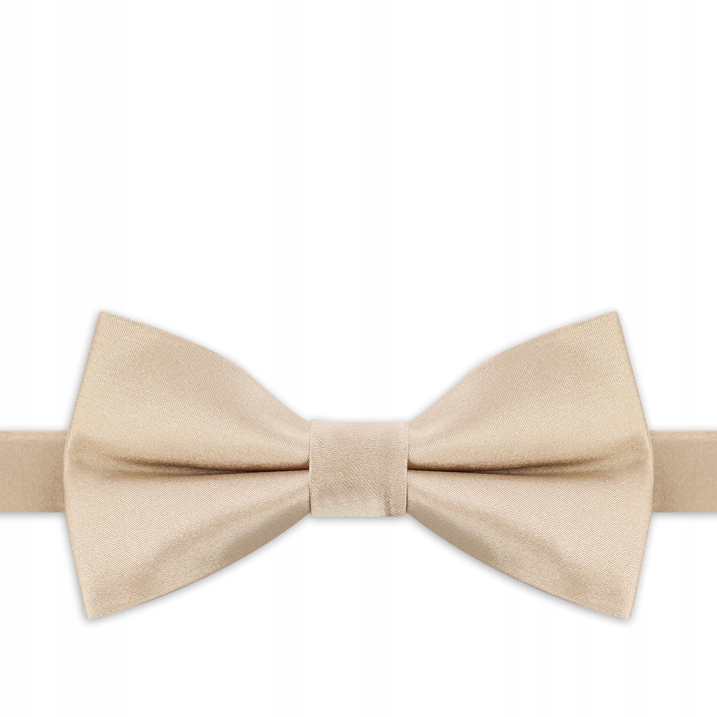 Elegantní béžová pánský motýlek 100% hedvábí Pako Lorente Premium