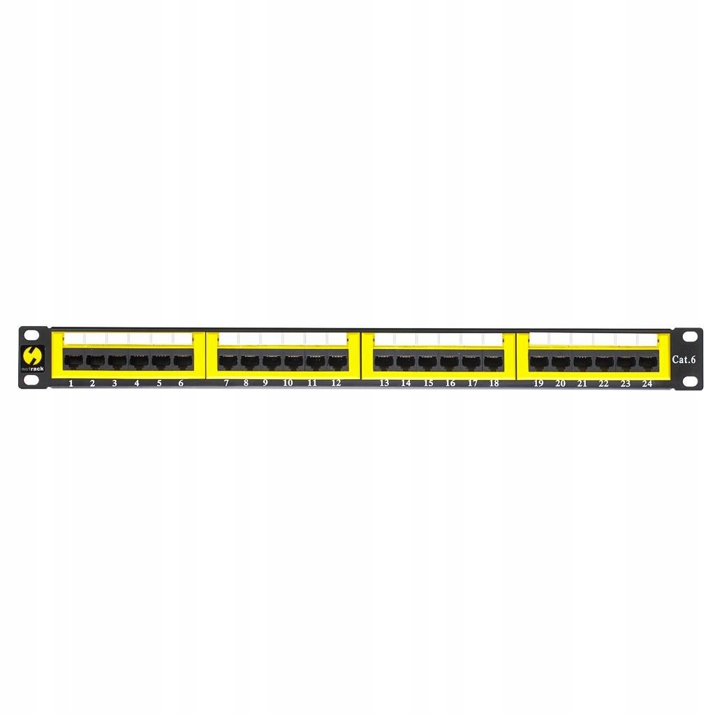 Patchpanel Netrack 104-06 желтый 19 