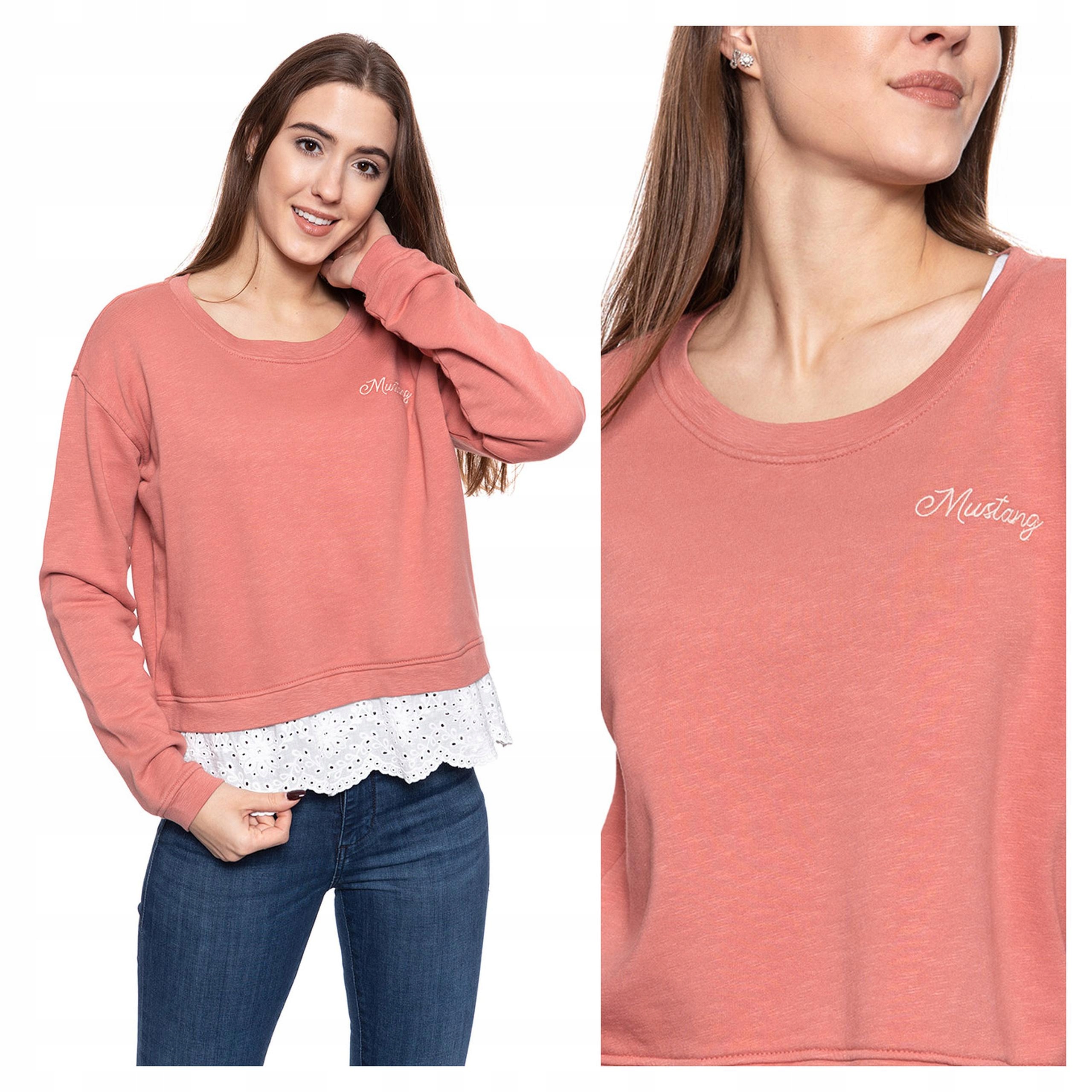 Mustang Bea C Dámská Mikina S Potiskem Loga Volánek