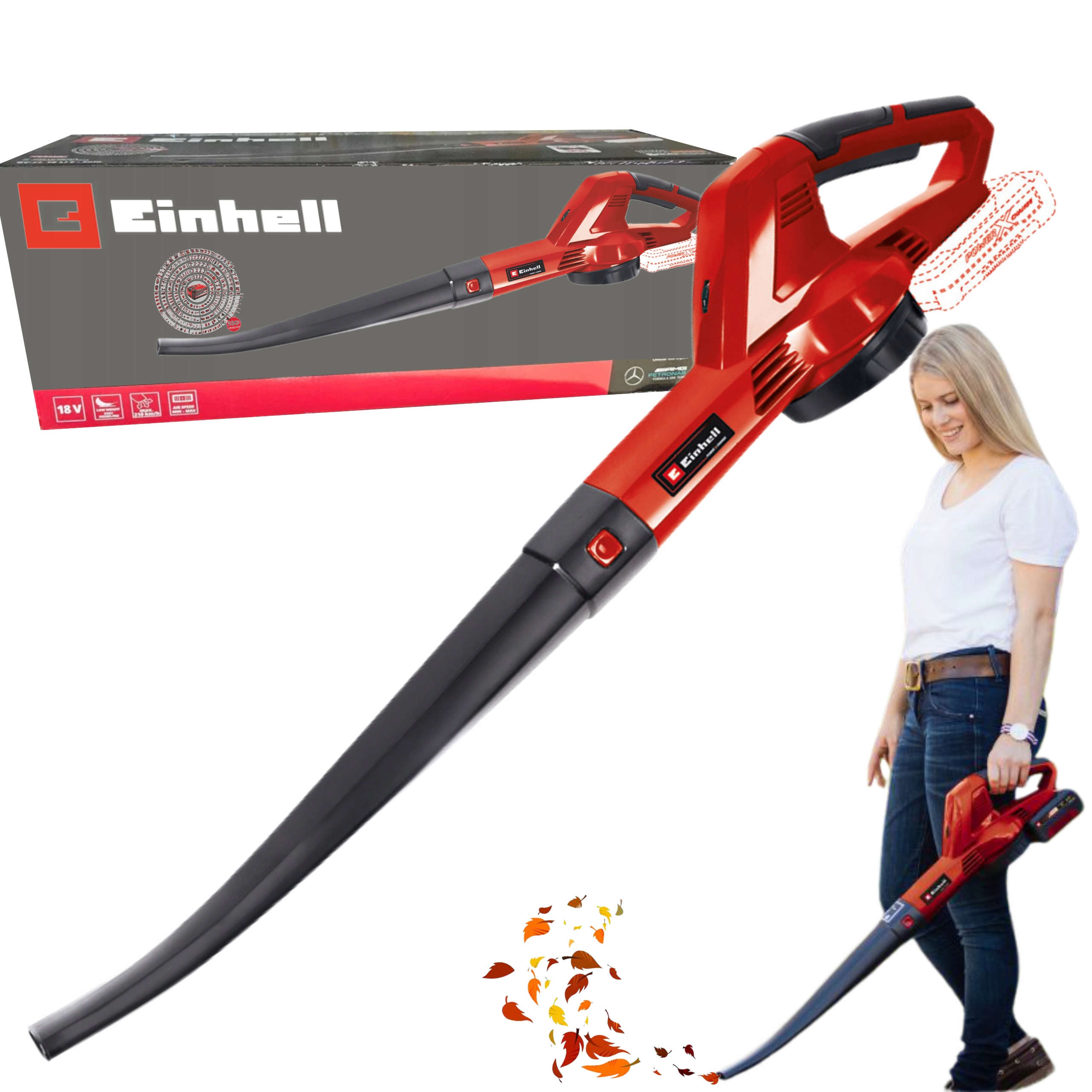 Einhell Foukač 18V 210 km/h Ge-cl 18 LI E-solo