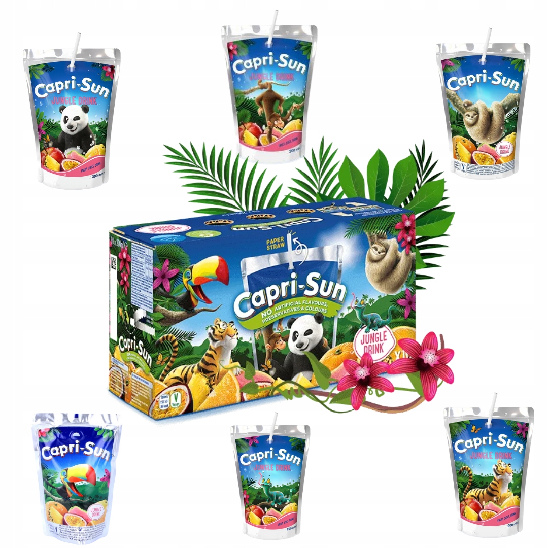 Napój Capri Sun Jungle Drink 200 ml x 20 sztuk EAN (GTIN) 4000177026717