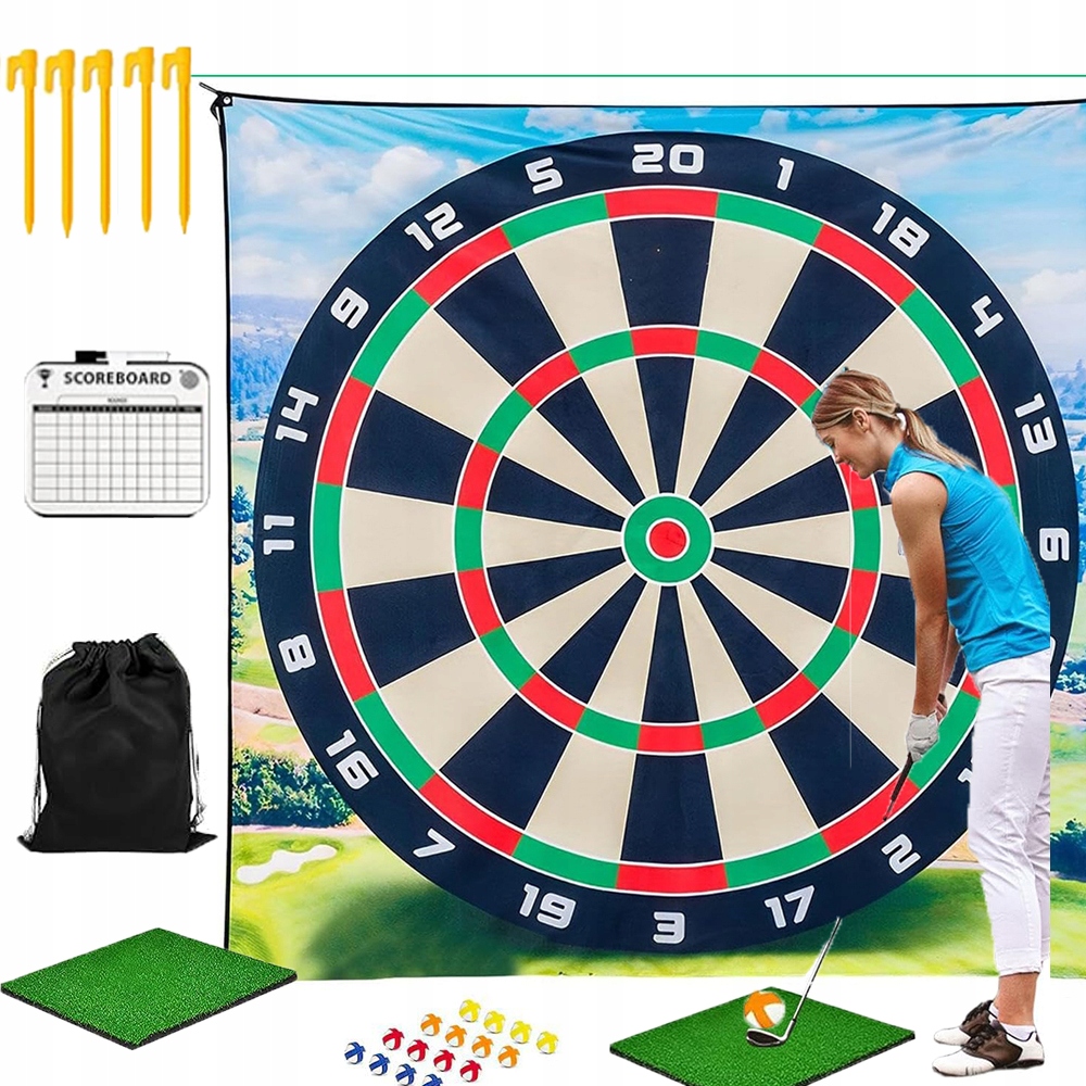 Golfová Hra S Šipky Je Ideální Pro Dospělé I Děti Kulový Cíl