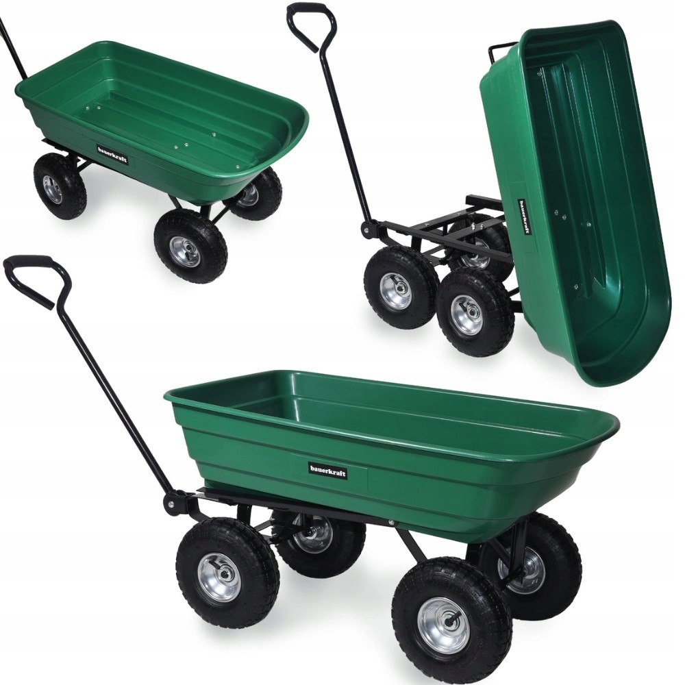 Přepravní vozík zahradní kolečko sklápěč přívěs rukojeť otočná kola,