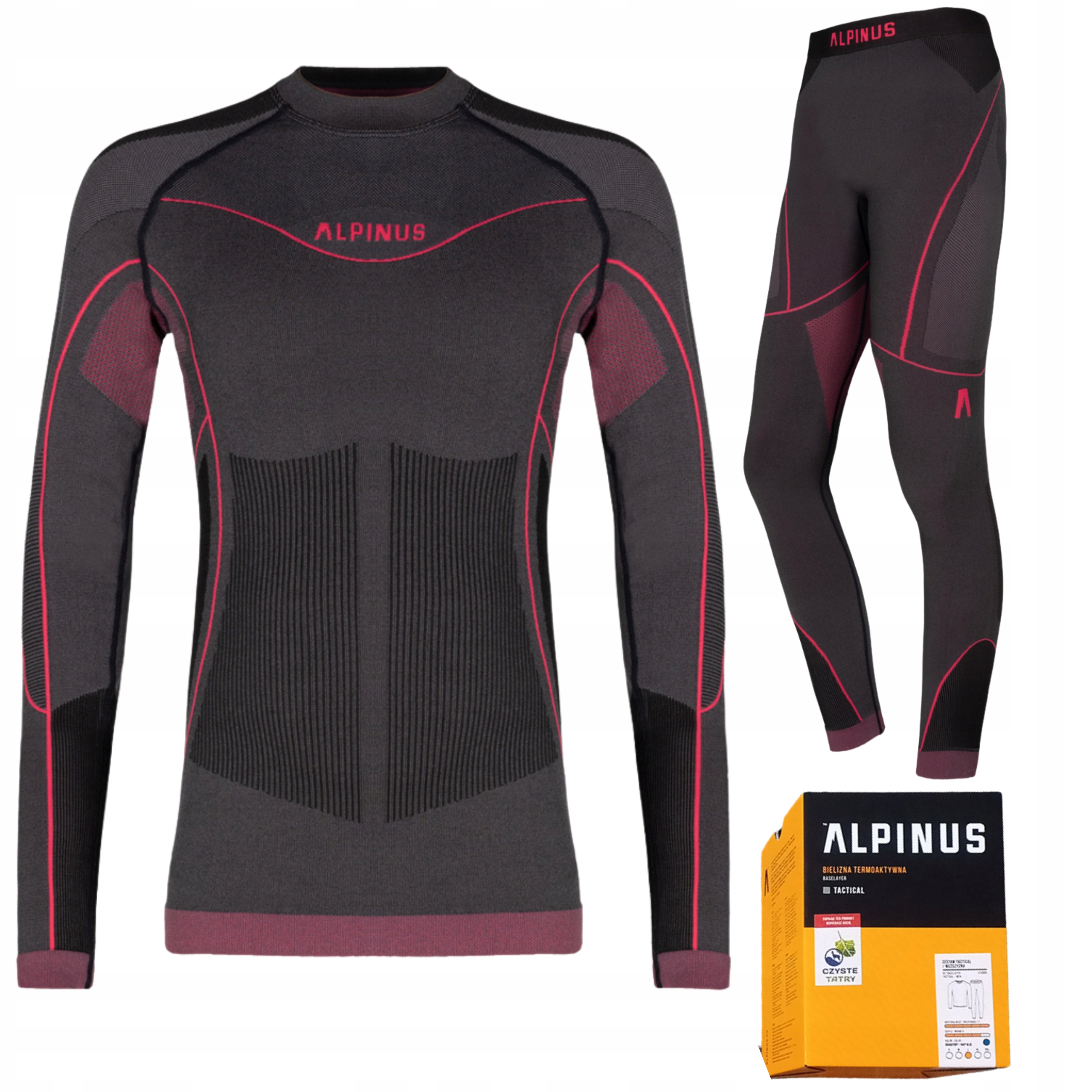 Bielizna Termoaktywna Alpinus Dla Dziewczynki Dziecka Termiczna Zestaw Mora