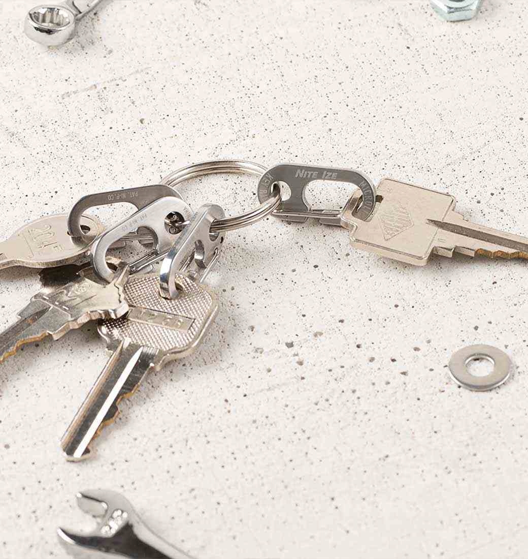 Kółko do kluczy Nite Ize KeyRing Microlink Materiał dominujący metal