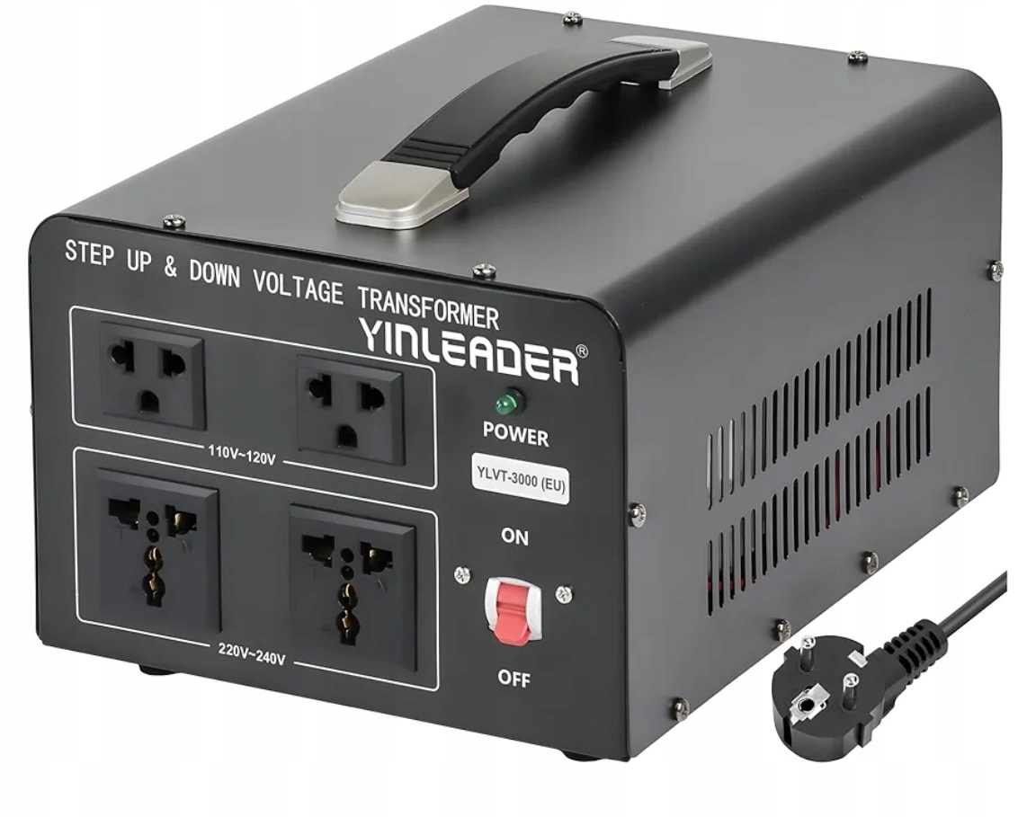 Toroidní transformátor Yinleader 3000VA 110 V Usa s výkonem 3000 W