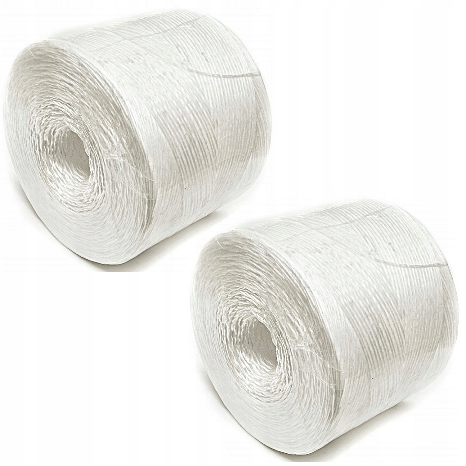 

Zestaw 2x Sznurek Do Ogrodu Szklarni Biały 500M