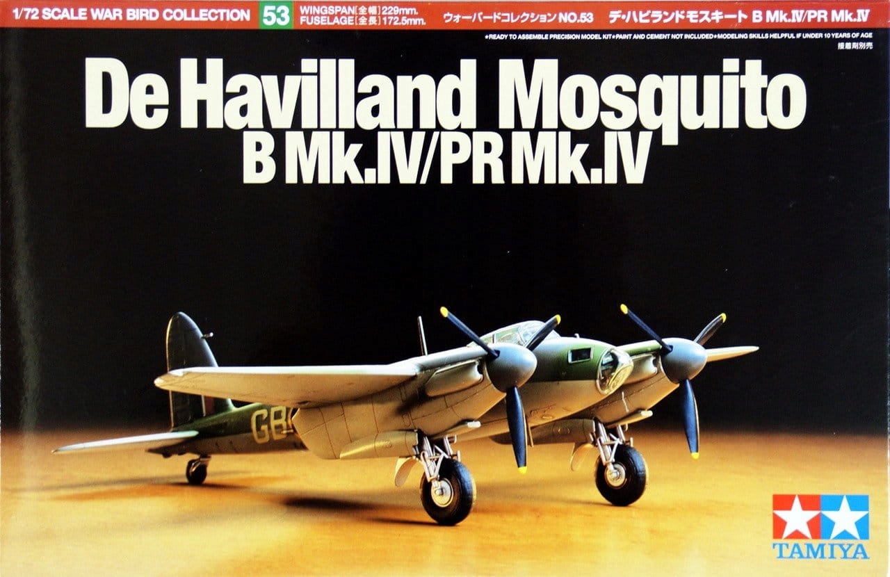 Tamiya 60753 1/72 De Havilland Mosquito B Mk.I/PR (model letadla)