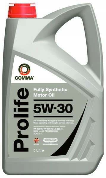 

Olej syntetyczny Comma Prolife 5W30 5L 5 l 5W-30