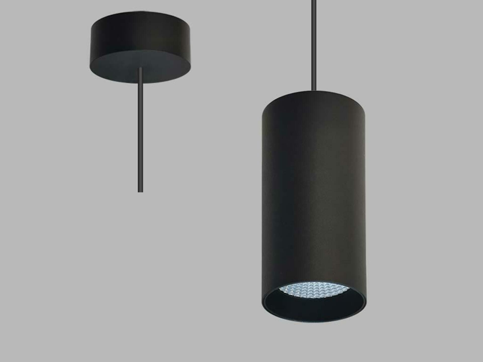 Závesné Led svietidlo LED2 Luky Z čiernej 20W 3000K Dali 1900lm