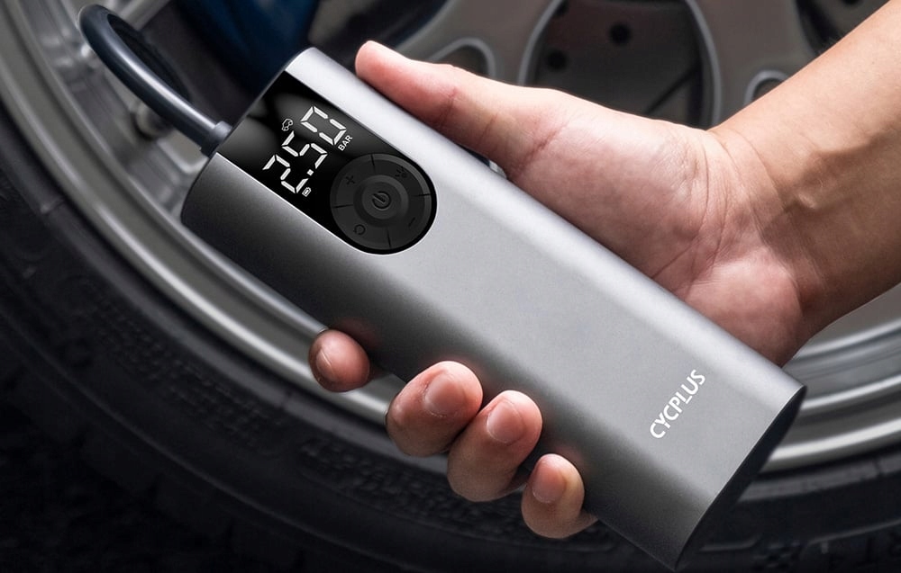 CYCPLUS MOCNA POMPKA ROWEROWA ELEKTRYCZNA LEKKA PRZENOŚNA BEZPRZEWODOWA Marka Cycplus