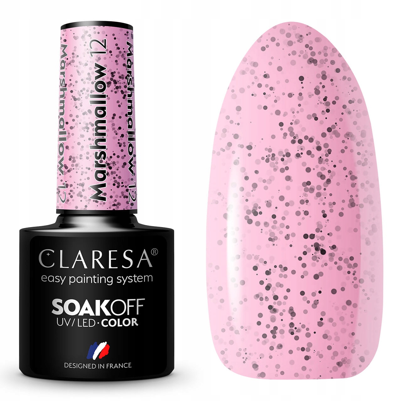 

Lakiery Hybrydowe Pastelowe Claresa Marshmallow 12