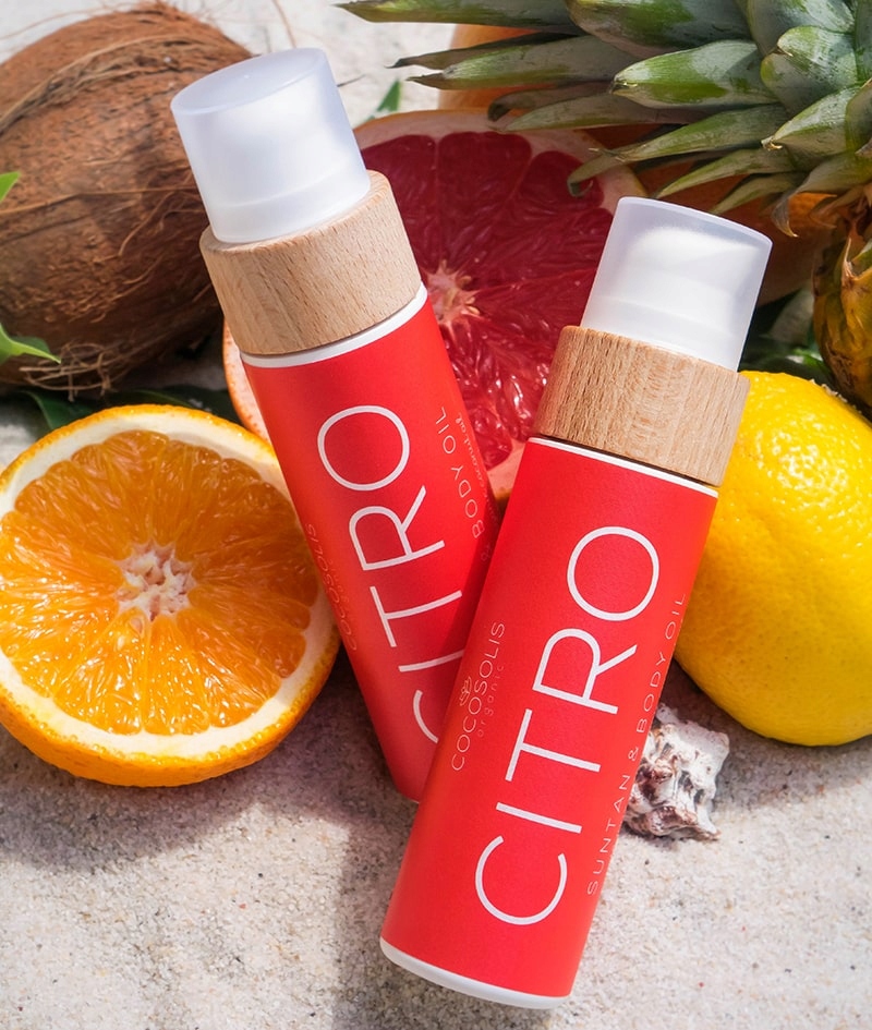 Citro Pečující olej na opalování Cocosolis 110 ml Suntan & Body Oil