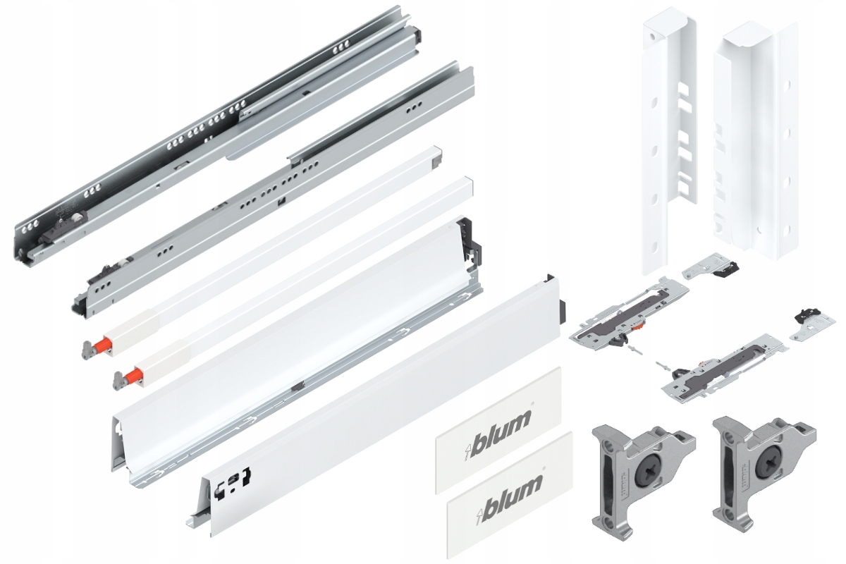 Blum Tandembox 600 Šuplík střední Tip-On C bílá