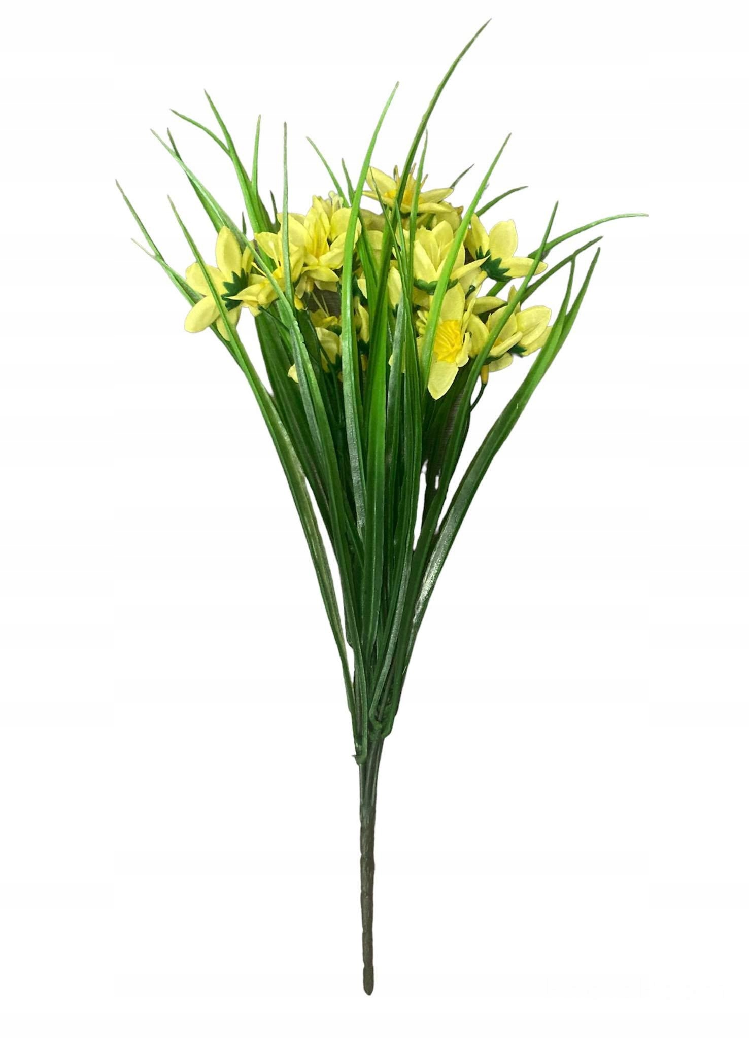 

Żonkil Żonkile Bukiet Kwiaty Sztuczne Gęste Dekora