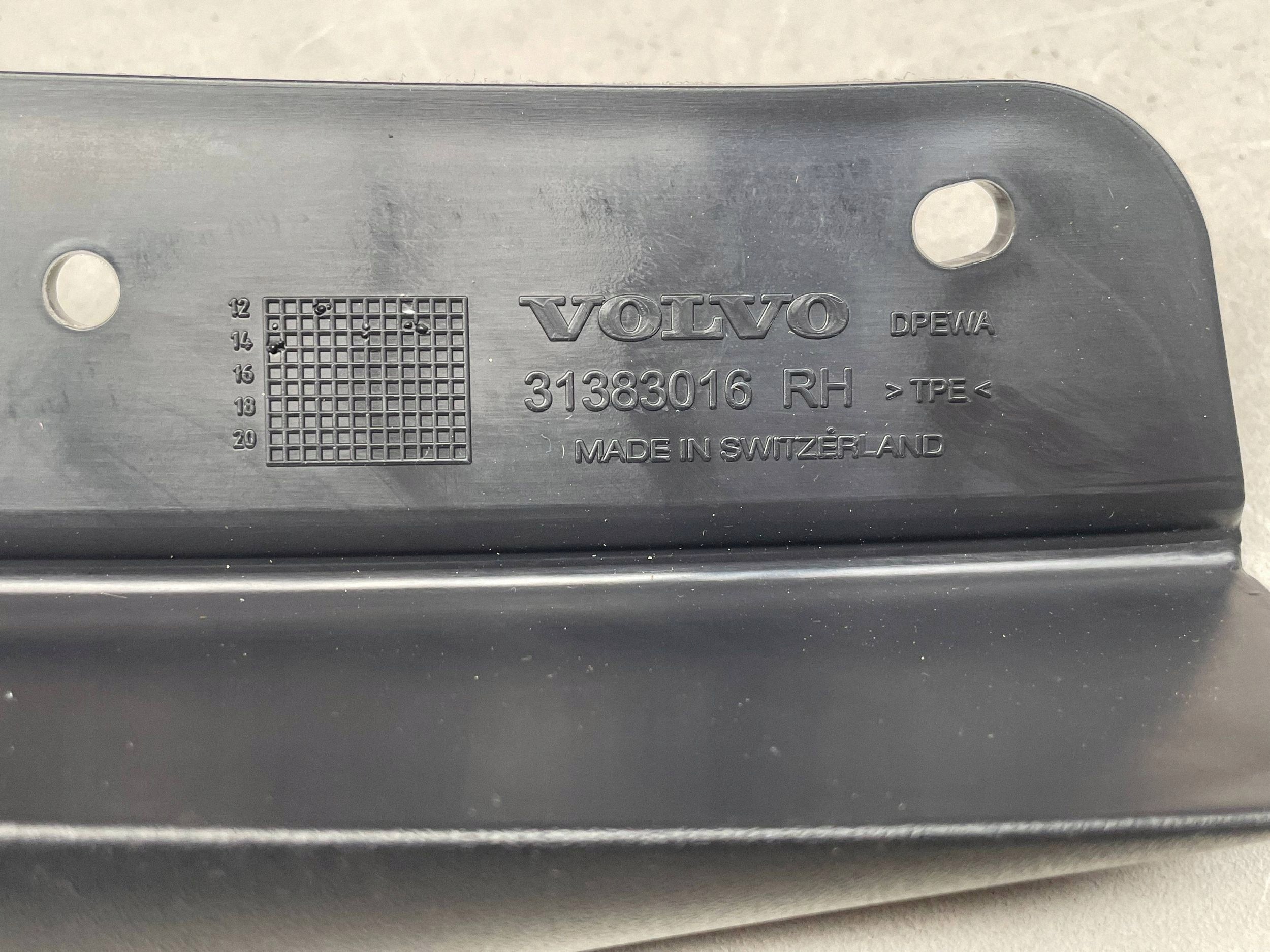mudguard flap front right VOLVO XC90 31383016 @A
