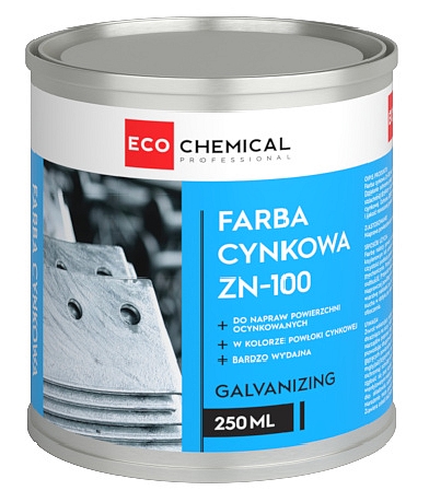 Farba Cynkowa Zaprawkowa Zn 100 Profesjonalna Cynk Puszka 250ml Ecochemical