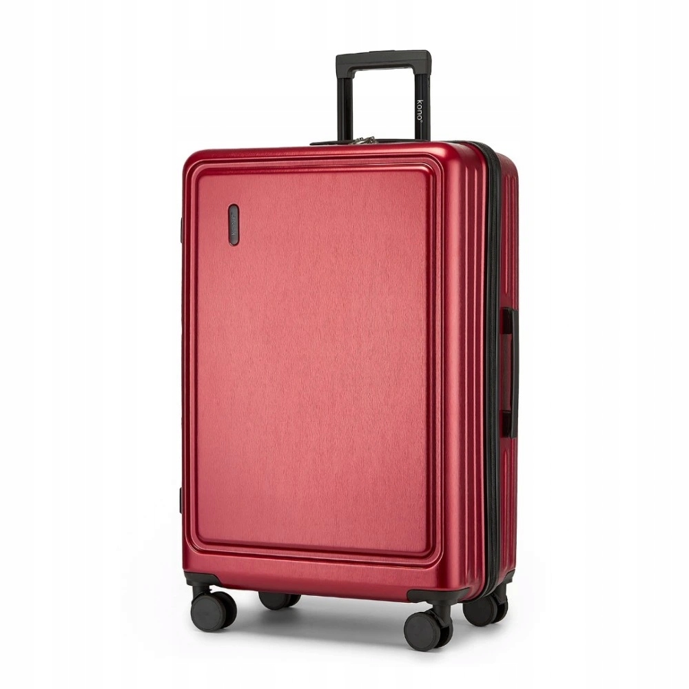 Velký pevný kufr na kolečkách Kono Abs+pc 93.38 L burgundy