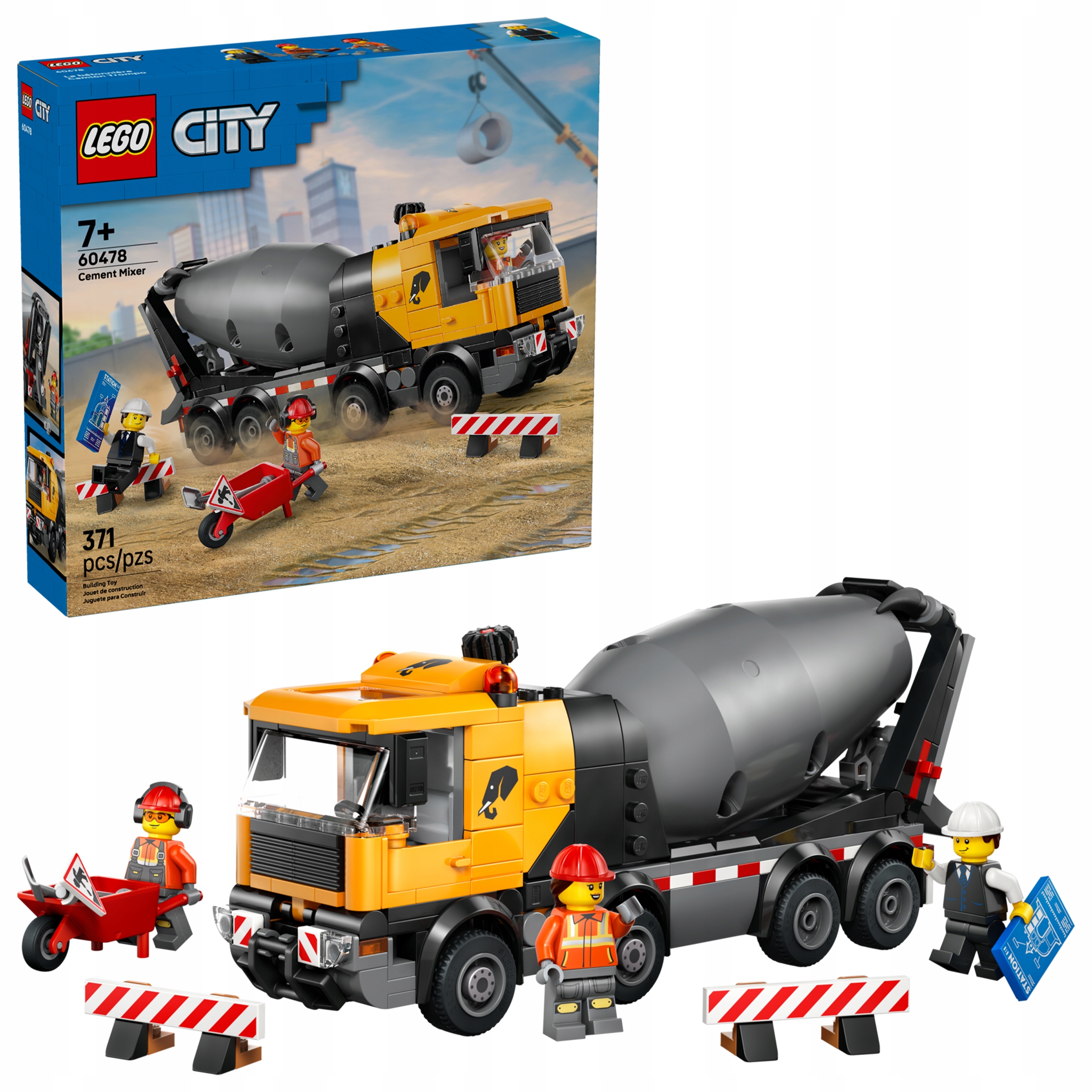 Lego City 60478 Domíchávač Betonu