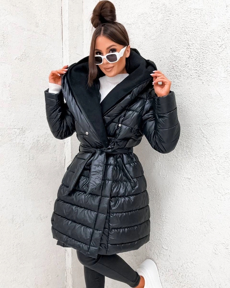 Zimní Bunda L22-9862 Černá 52