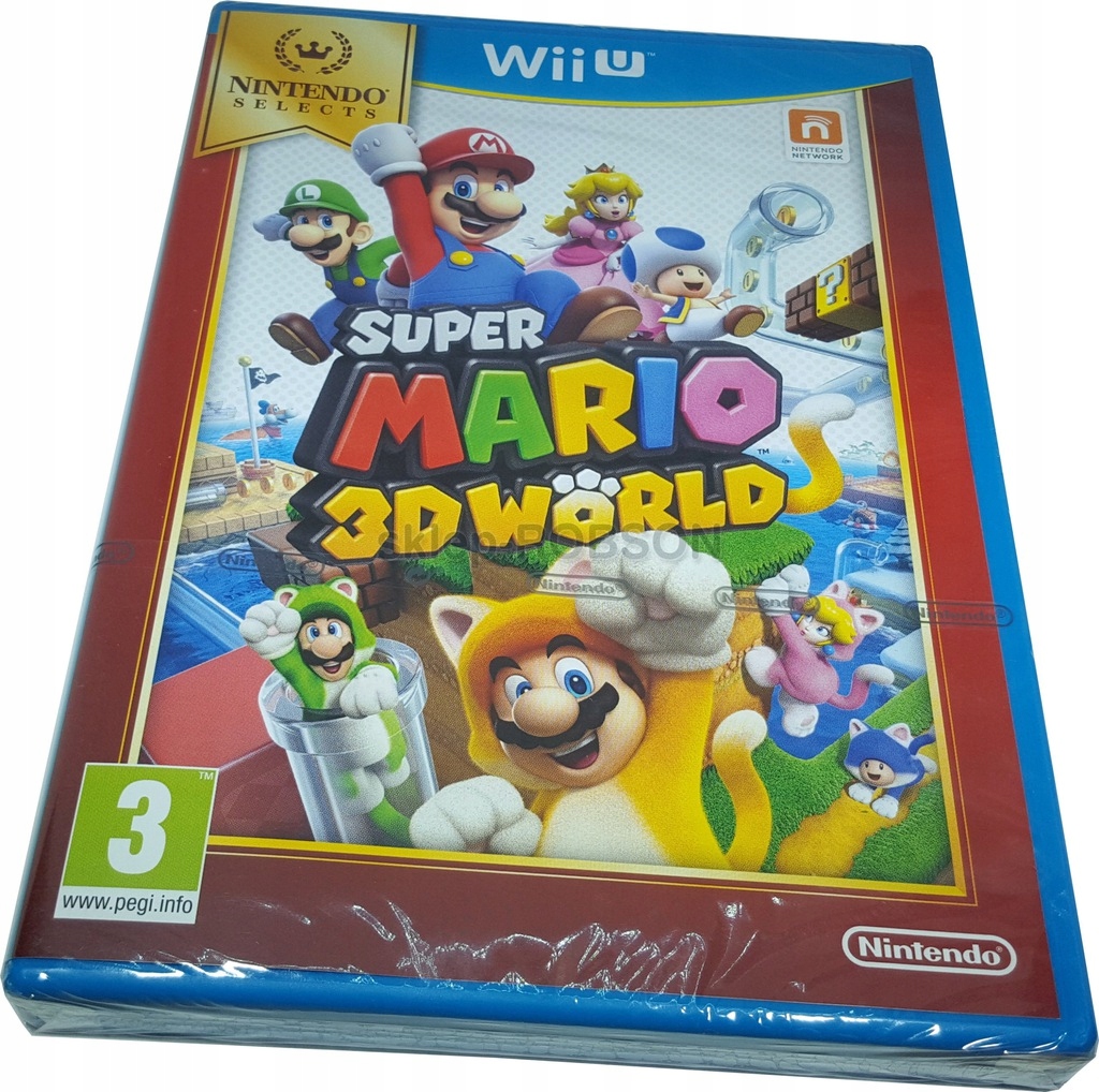 Mario 3D World Wiiu Nowa Nintendo Wii U