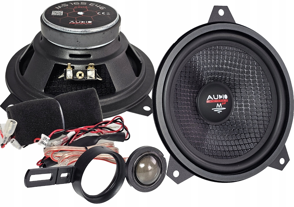Špeciálne reproduktory Bmw E46 EVO3 165 mm, sada Plug & Play Audio System Mfit