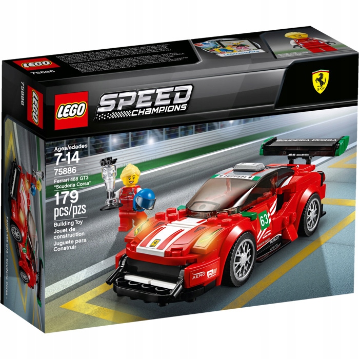 Lego Speed Champions 75886 Ferrari 488 GT3 Scuderia Corsa