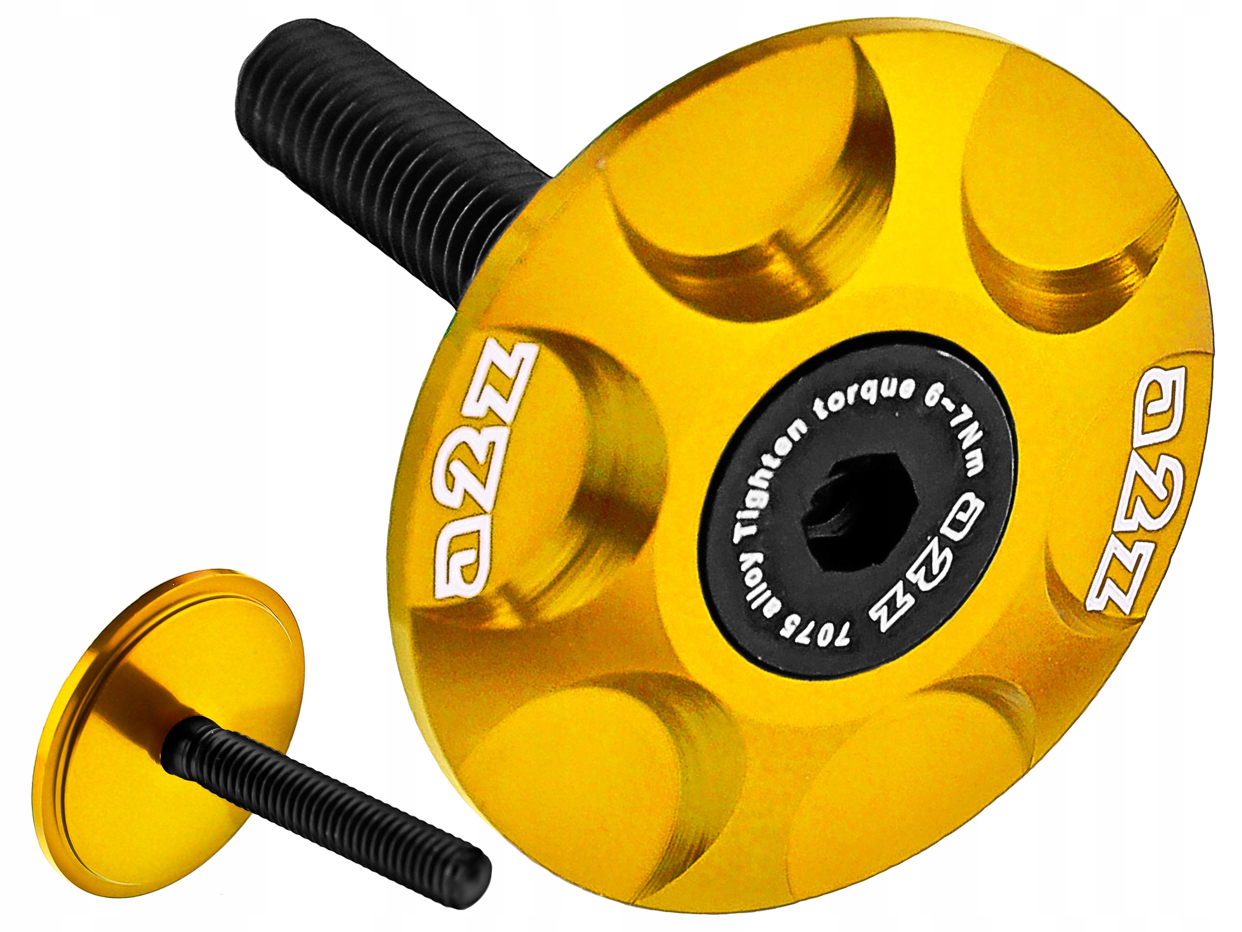 

Kapsel Sterów A2Z S-cap Cnc Śruba Złoty 1 1/8''