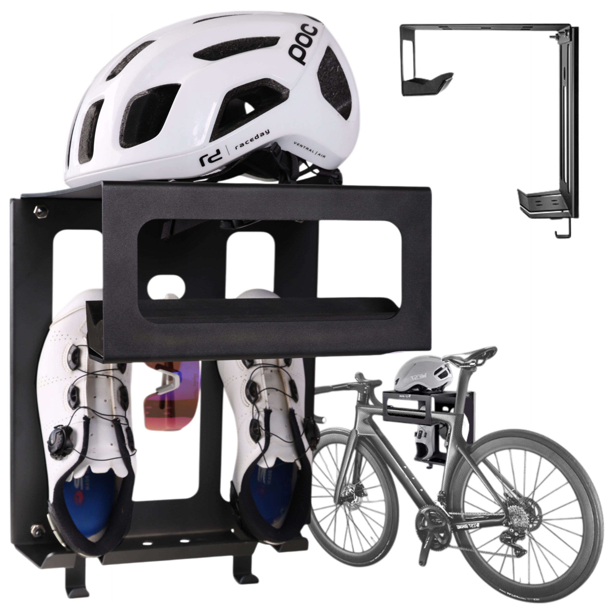 Věšák Na Kolo Držák Na Kolo Na Zeď Nástěnný Háček Do 25 Kg Pevný Ocel