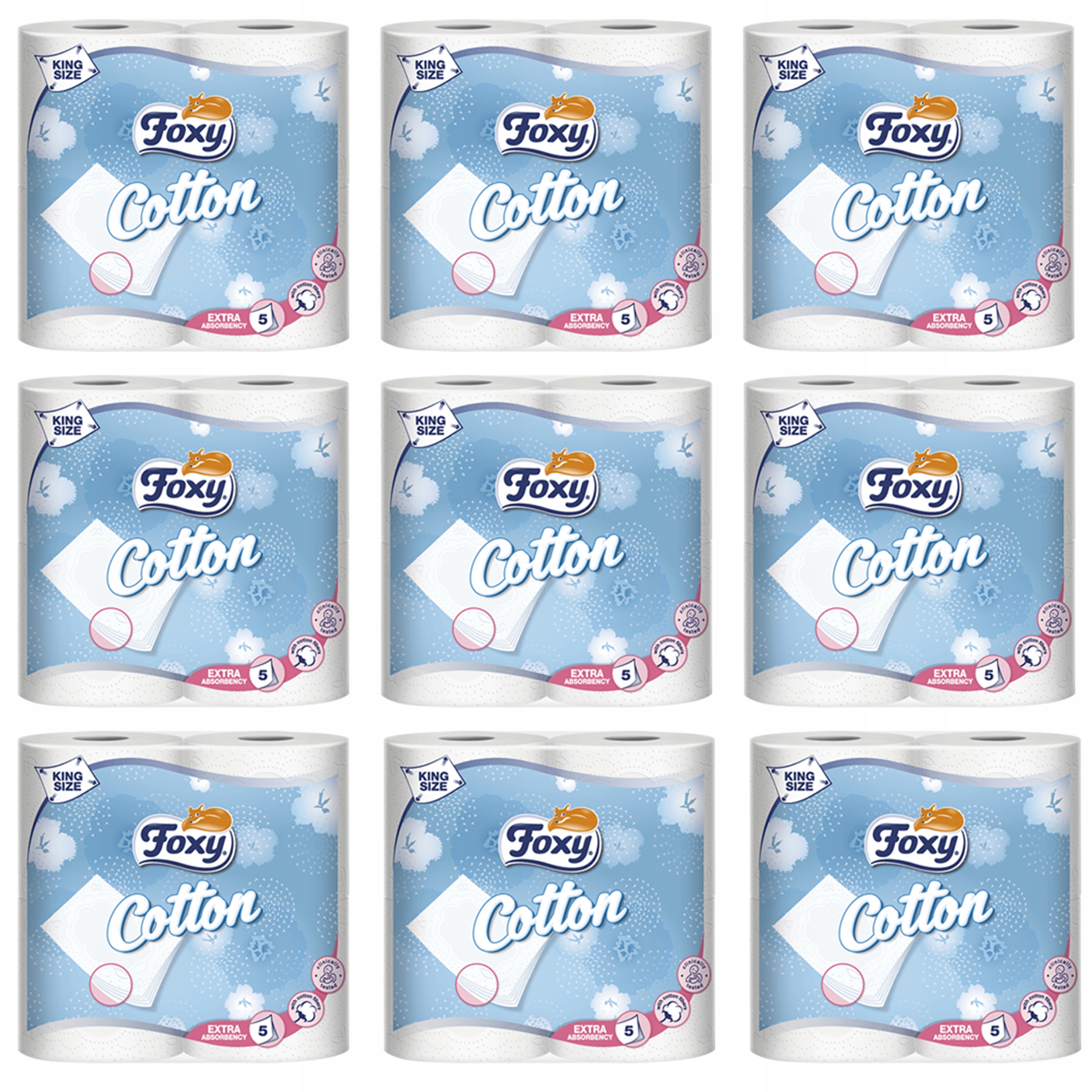 

Papier Toaletowy Foxy Cotton Gruby 5 Warstw 36 szt