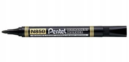 PENTEL MARKERY PERMANENTNE CZARNE OKRĄGŁE