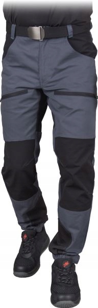 Spodnie męskie robocze Outdoorowe Joggery do pasa Hobber Ciemnoszare r. 48