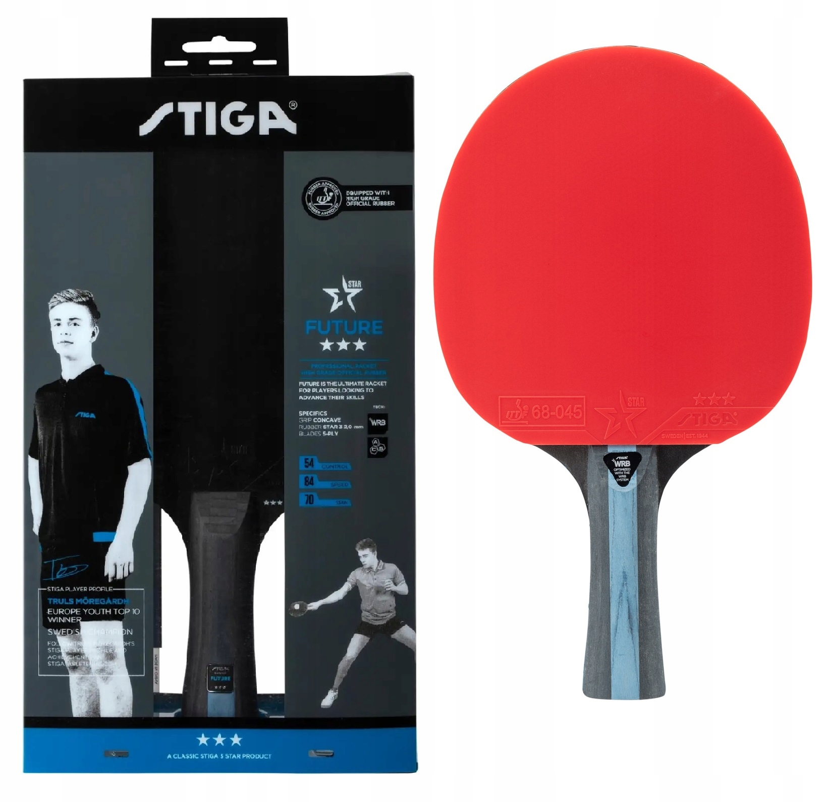 Stiga profesjonalna Rakietka do tenisa stołowego Future 3-STAR