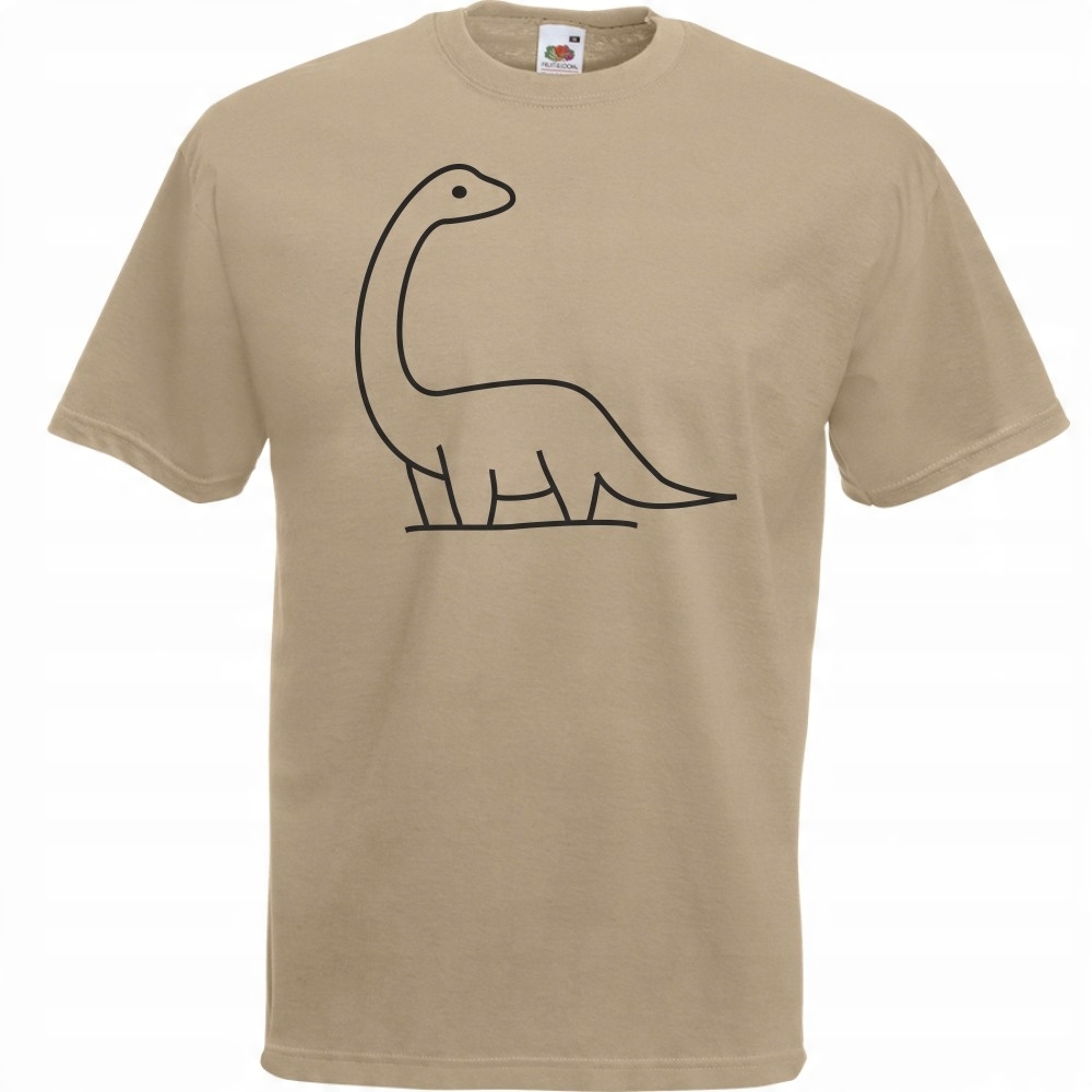 

Koszulka dinozaur dino dinuś L khaki