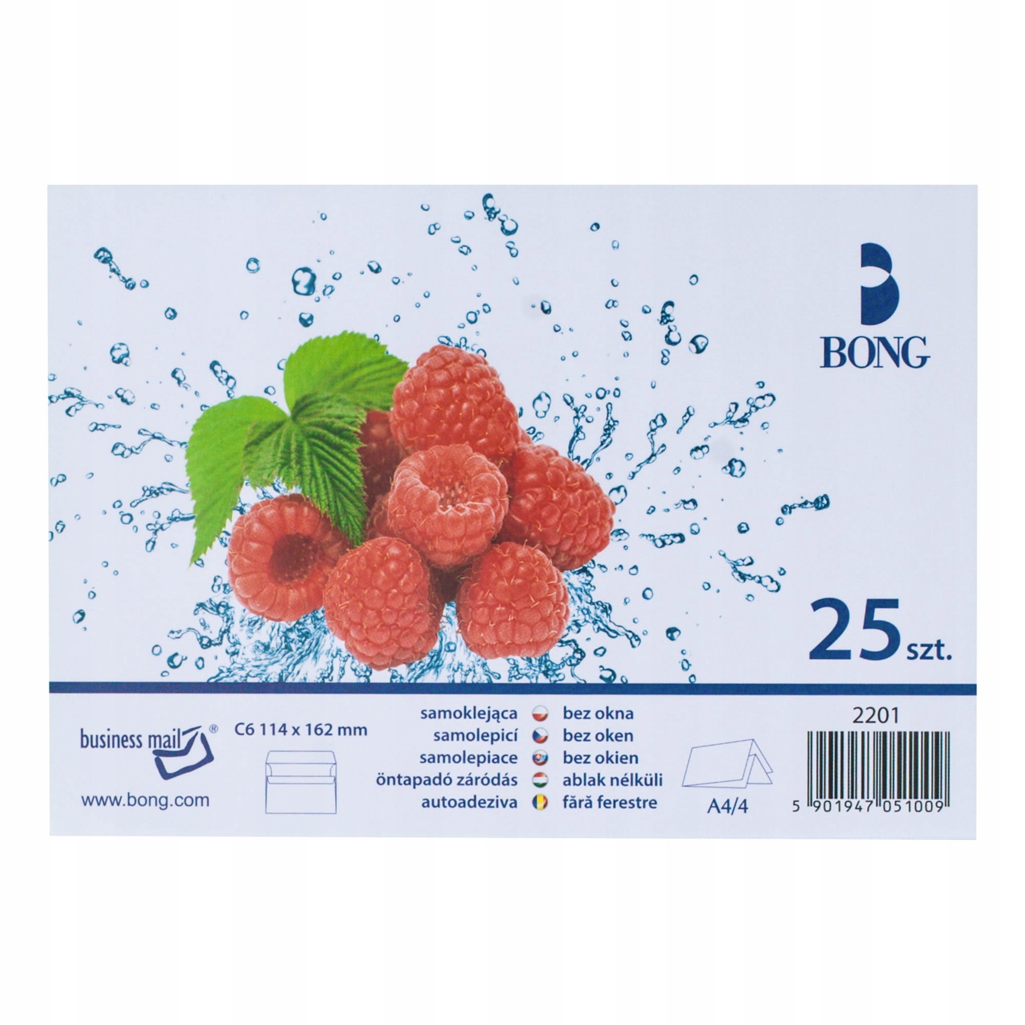 

Koperty samoklejące C6 białe Sk