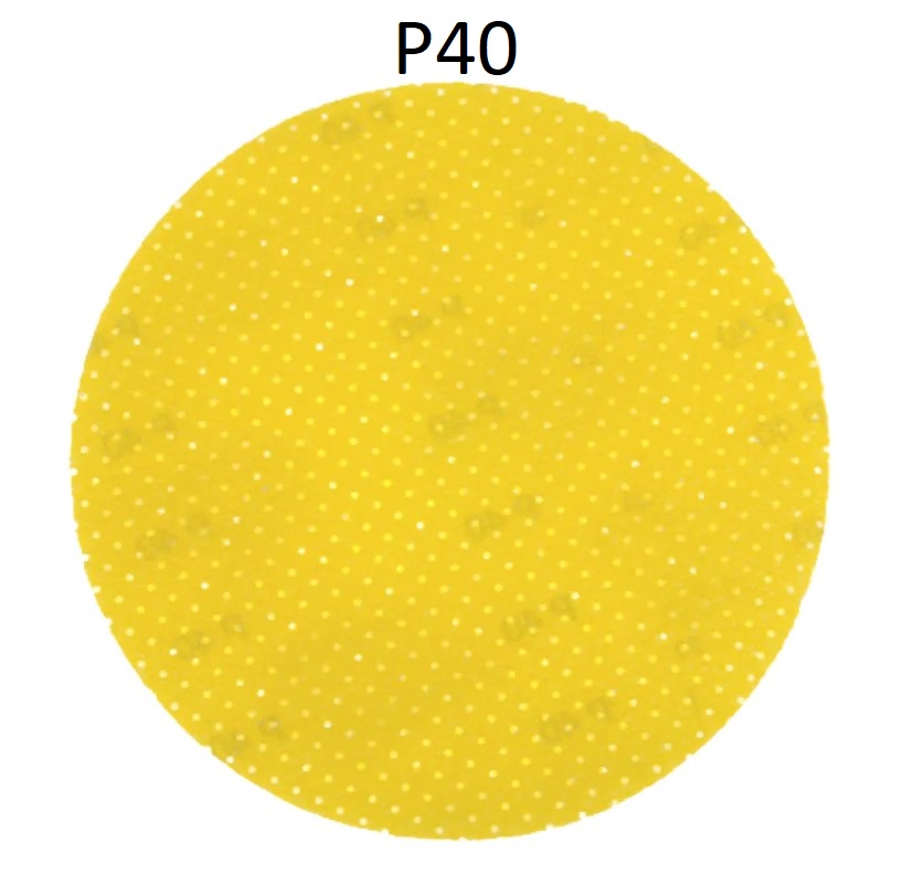Papier ścierny krążek do gipsu gładzi do żyrafy 225mm P40 10 sztuk