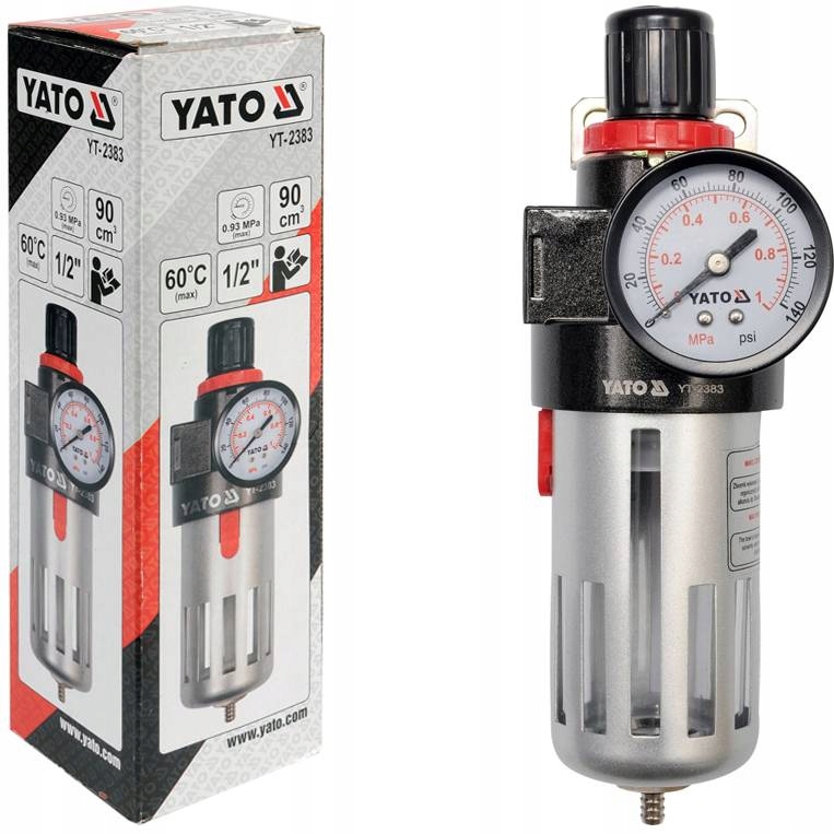 

Yato Reduktor z Filtrem i Manometrem 1/2 YT-2383