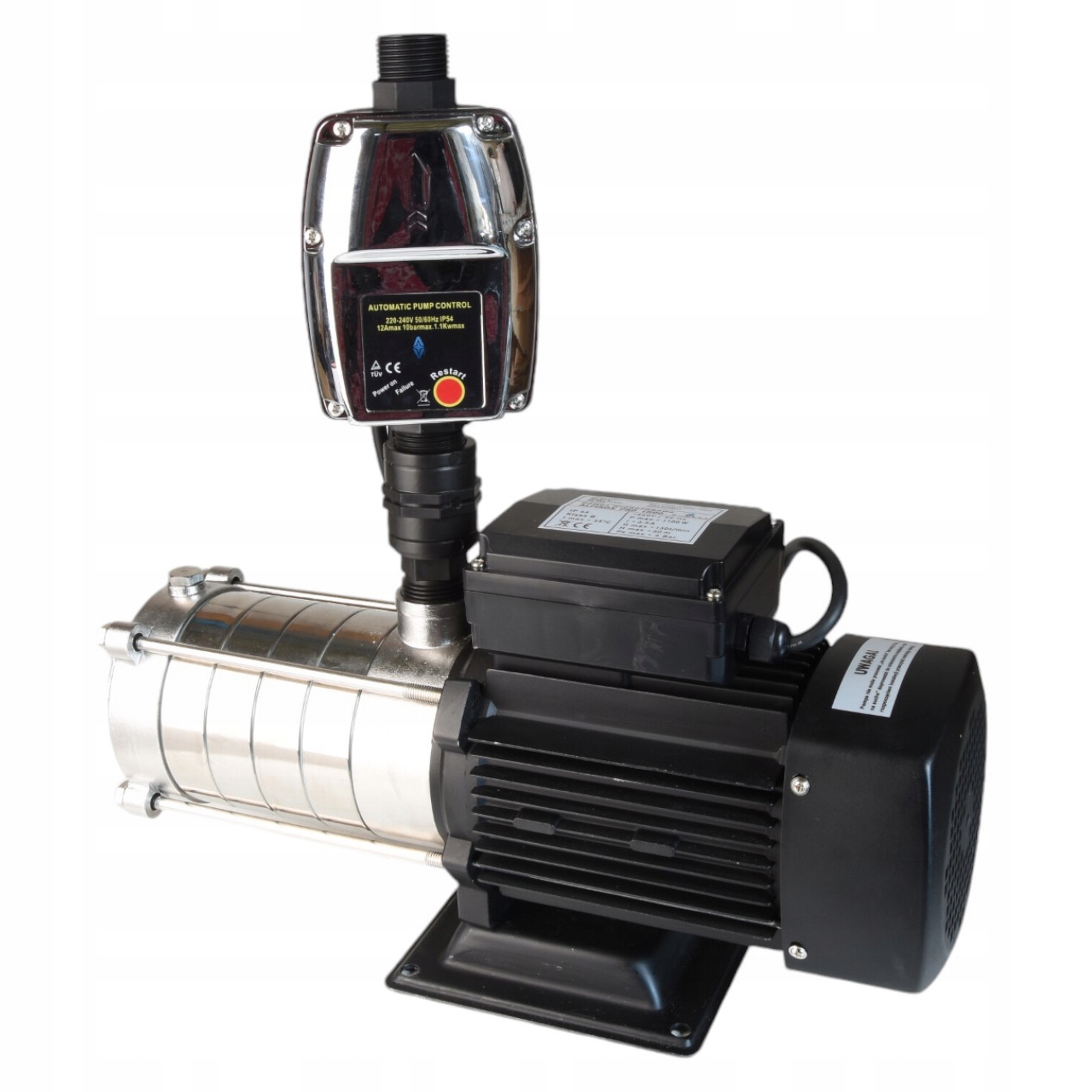 Vodná Pumpa Alpinox Pro 1500 Automat Csk 5 Inox, Prémiové Rotory