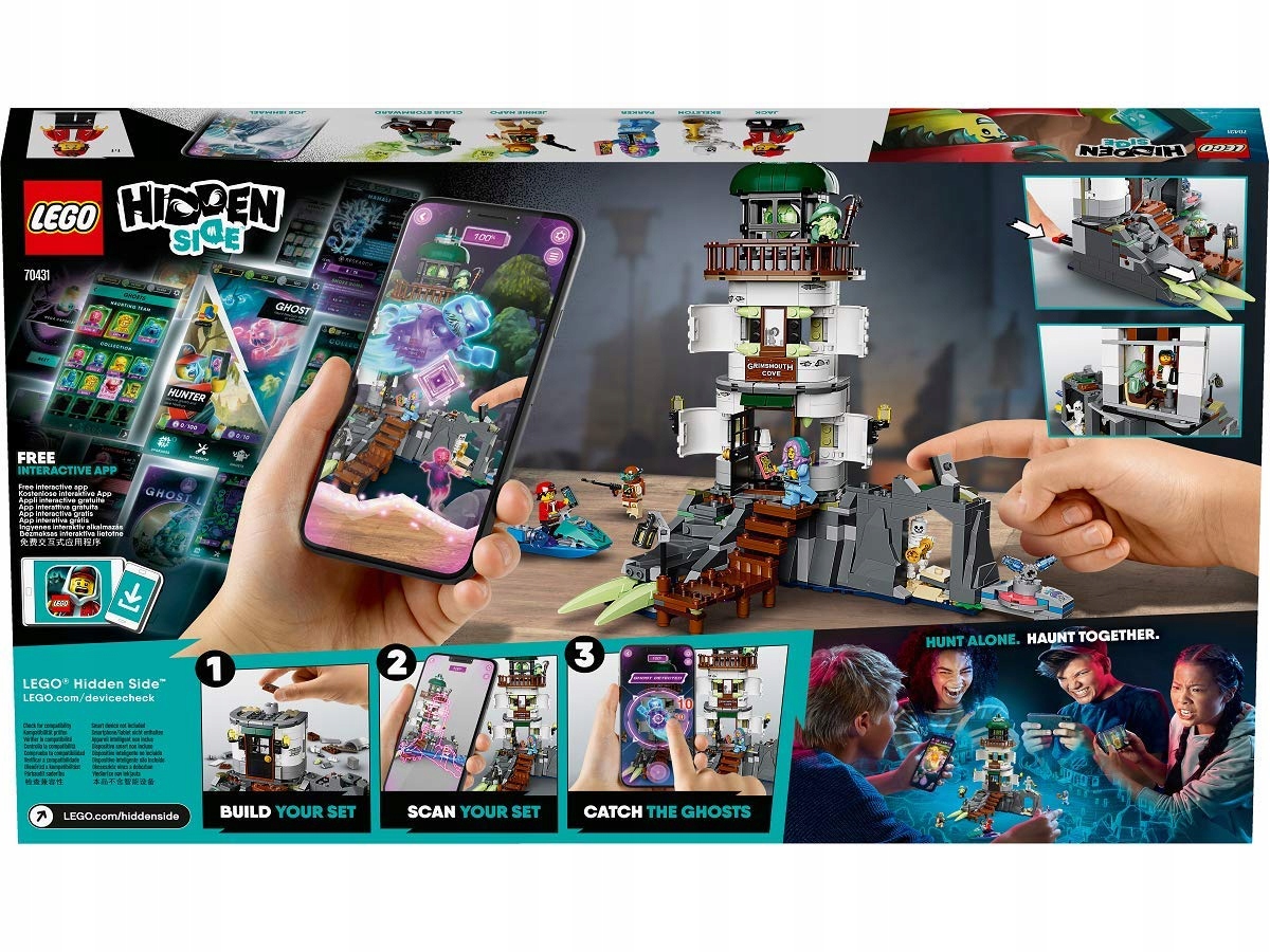 Lego 70431 Hidden Side Latarnia Ciemności, z Płeć chłopcy dziewczynki