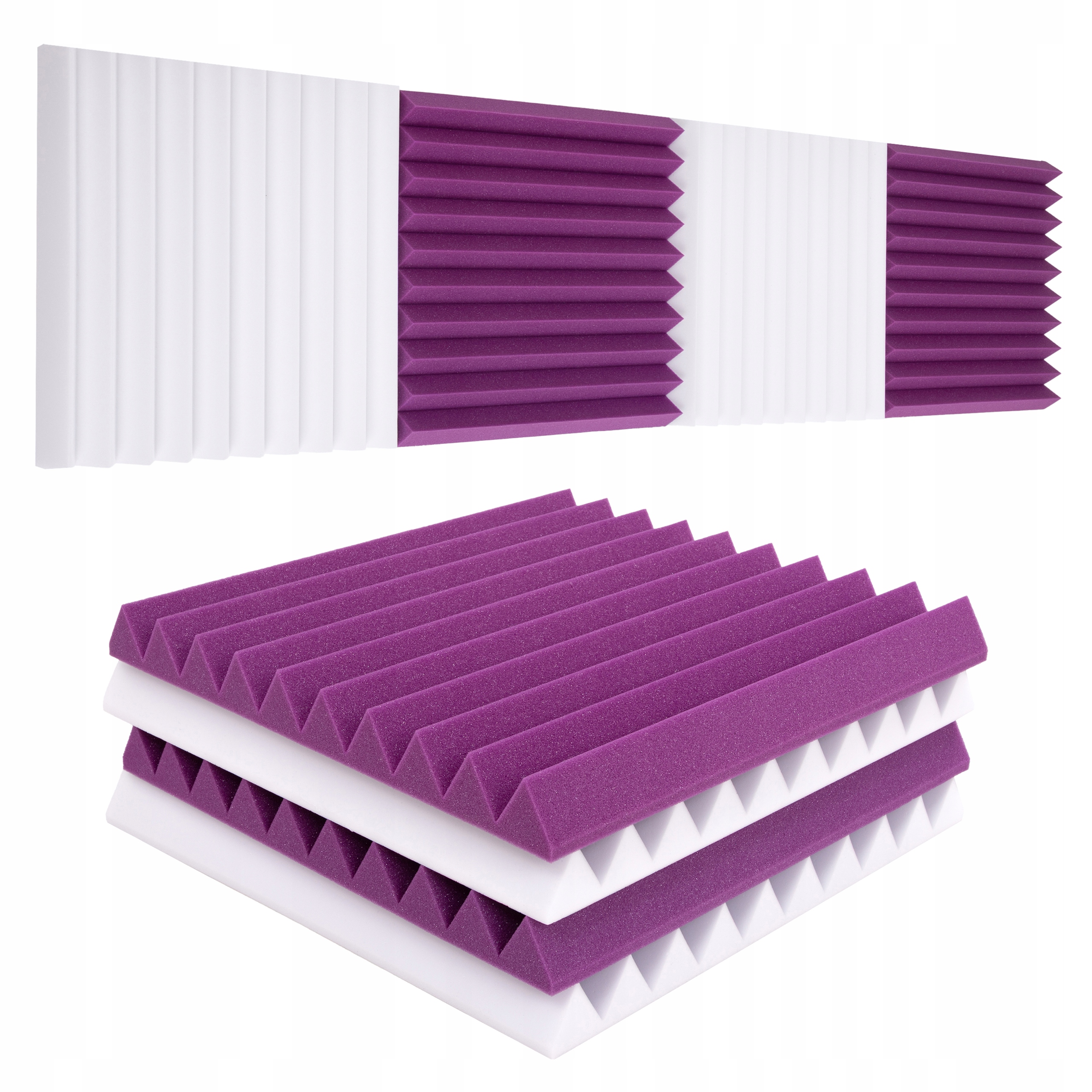 Akustické klíny 50x50x5 cm Bitmat nástěnné panely pro kancelář open space houbička