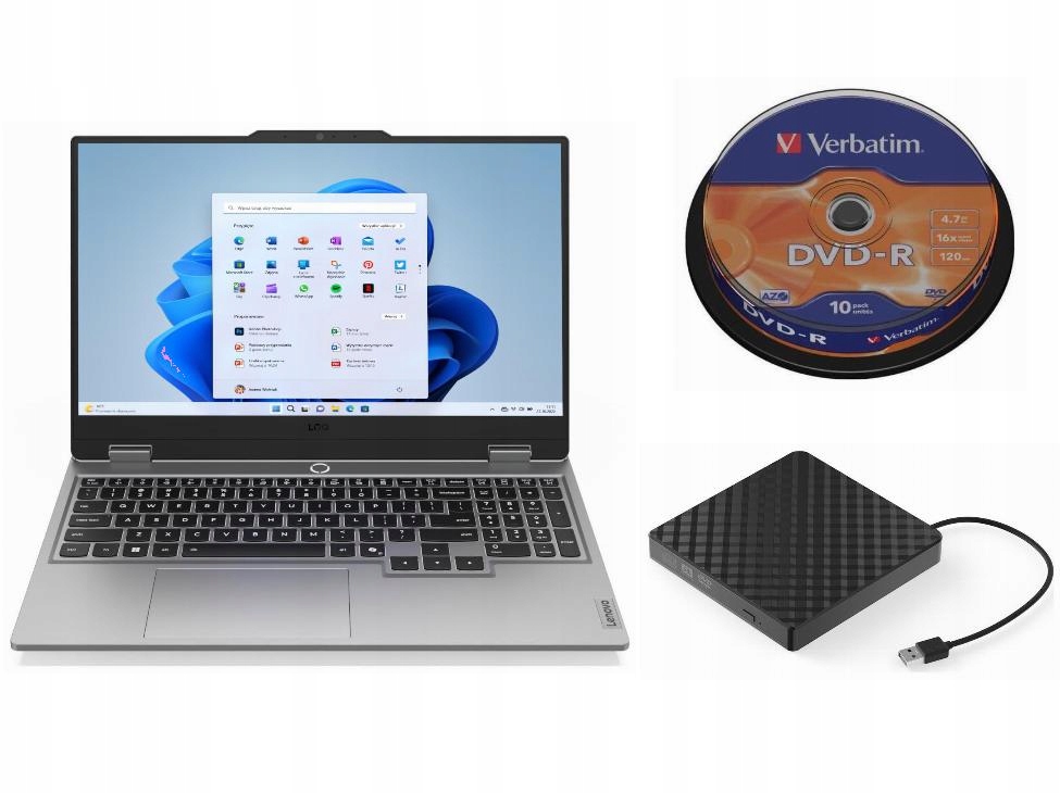 Laptop Lenovo Windows 11 Home Intel Core i5 Stylowa Myszka Podkładka