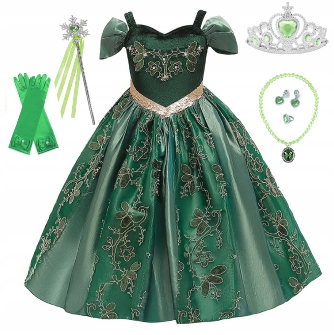 

Przebranie Strój Sukienka Anna Kraina Lodu 104/110