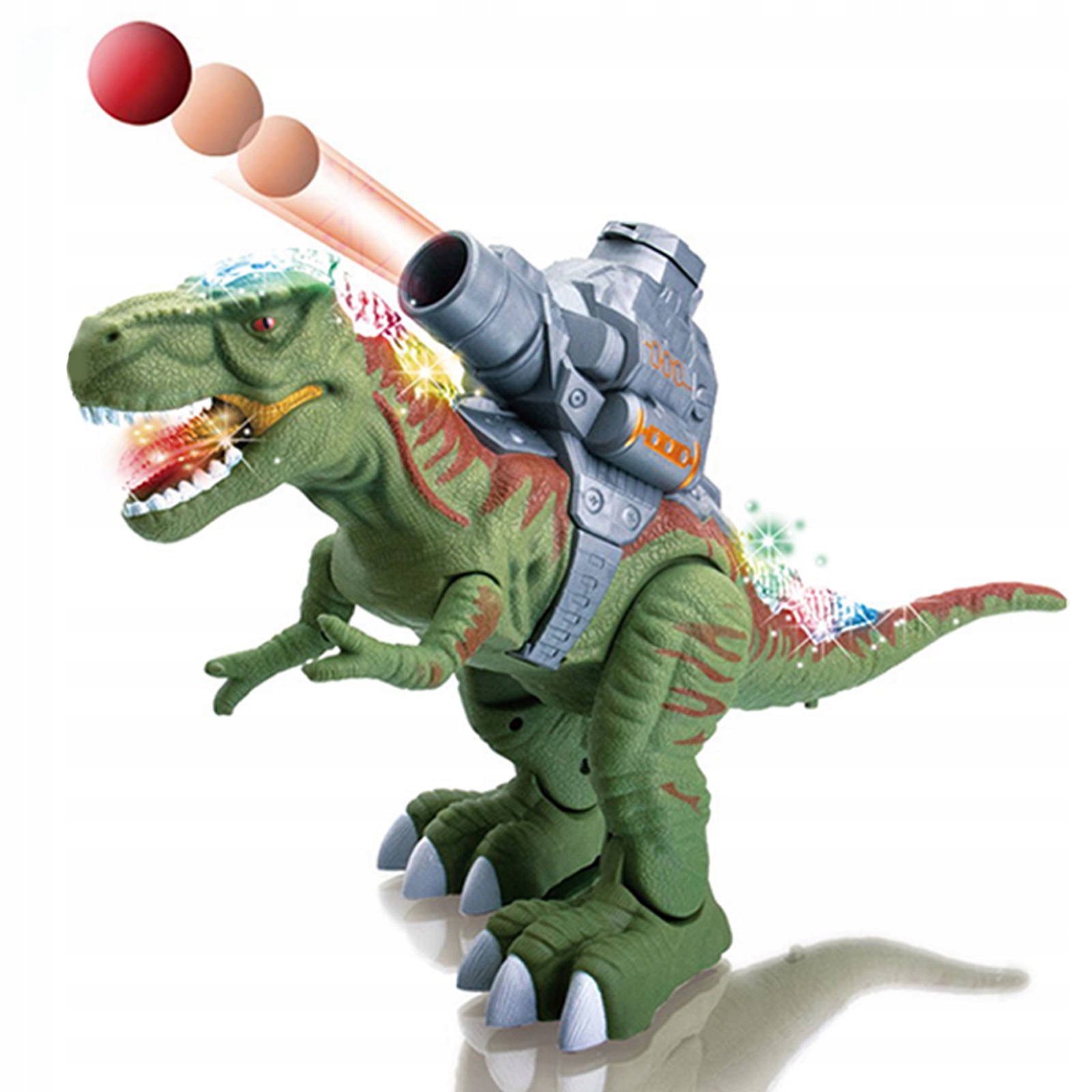 

Dinozaur Figurka Chodzący T-rex Ryczy Strzela